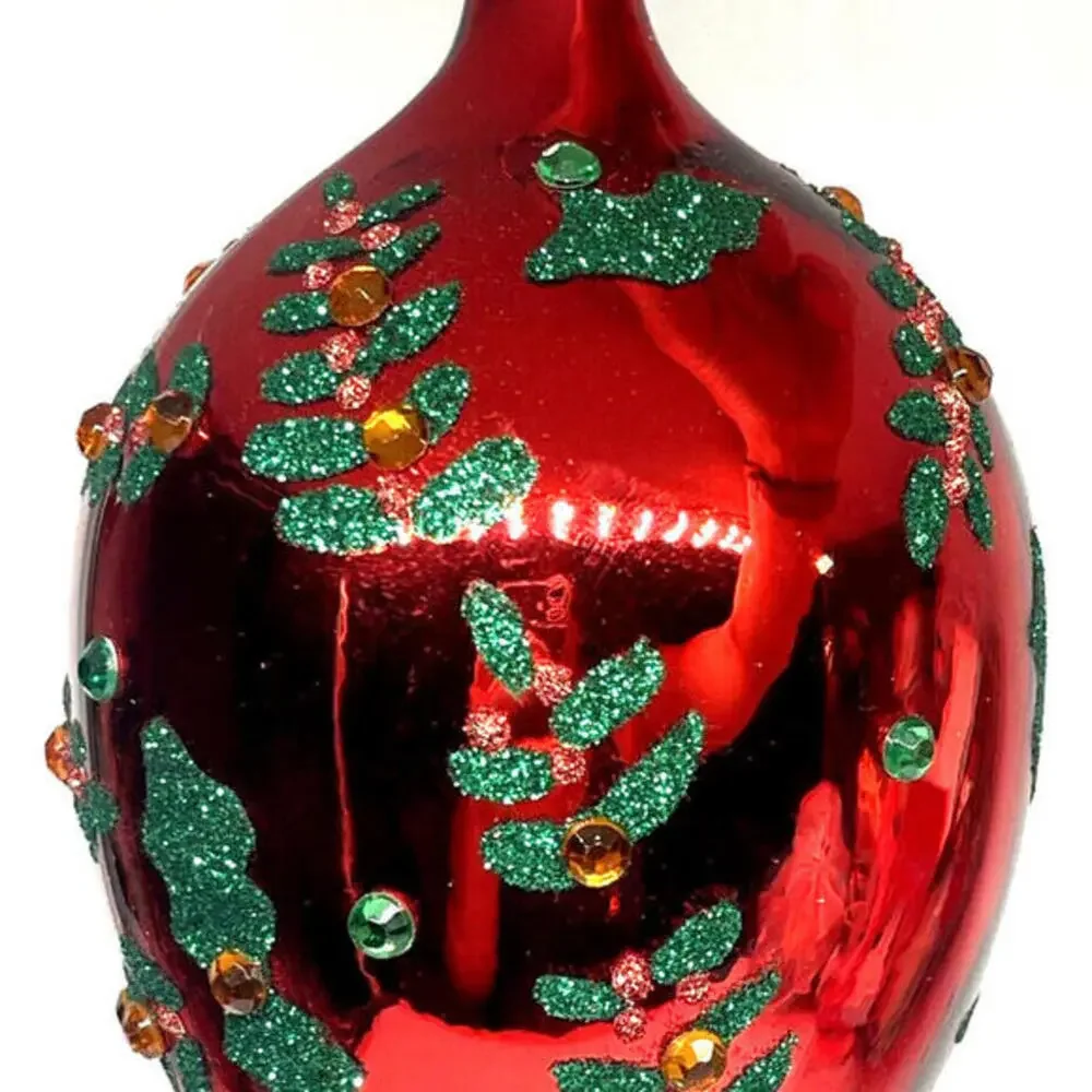 N/A red glitter